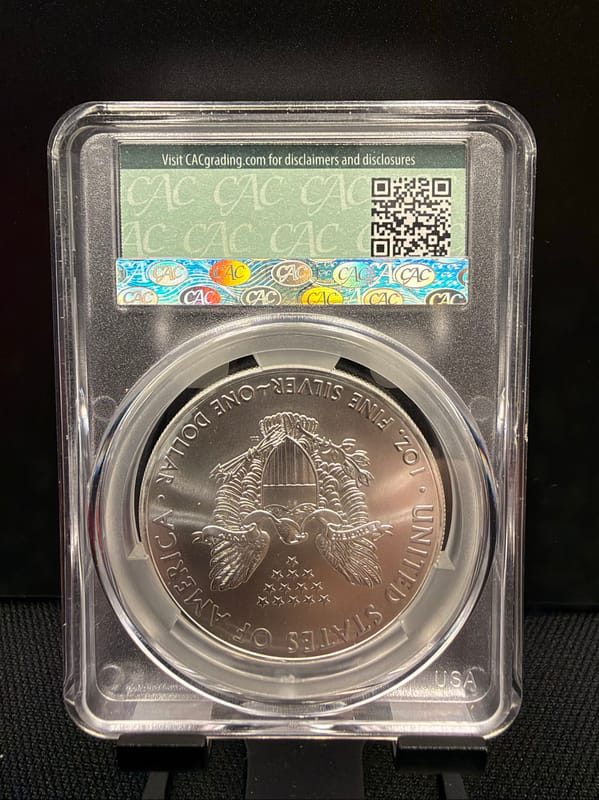 2020 Silver Eagle CAC MS69 - Image 2