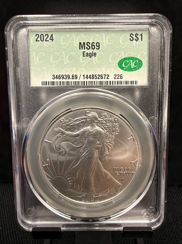 2024 Silver Eagle CAC MS69 - Image 1