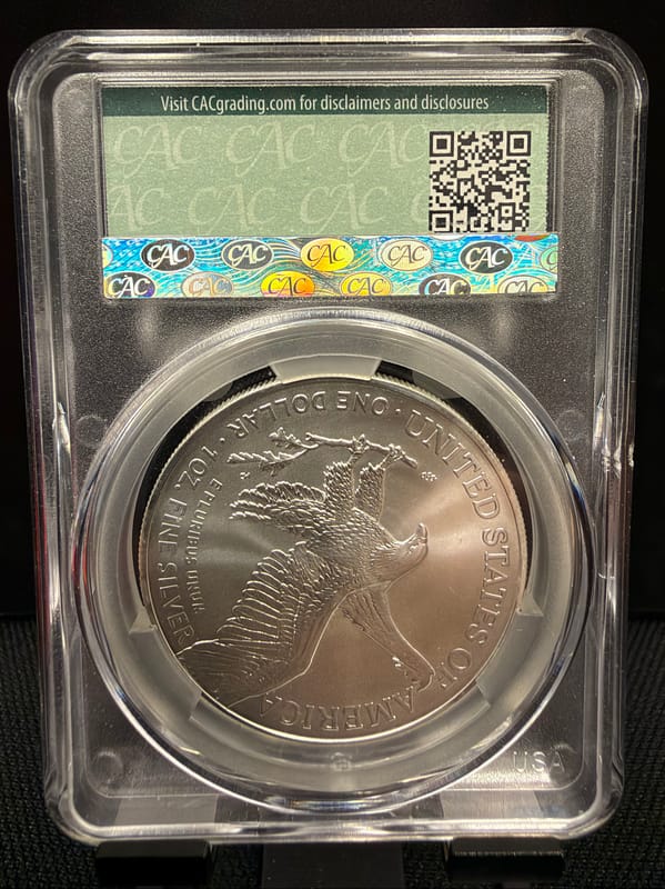 2023 Silver Eagle CAC MS70 FD - Image 2