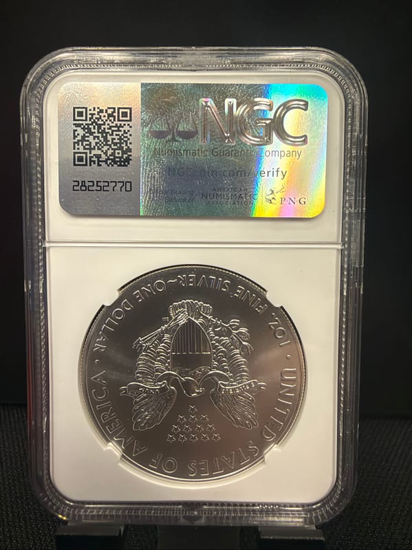 2020 Silver Eagle NGC MS70 - Image 2