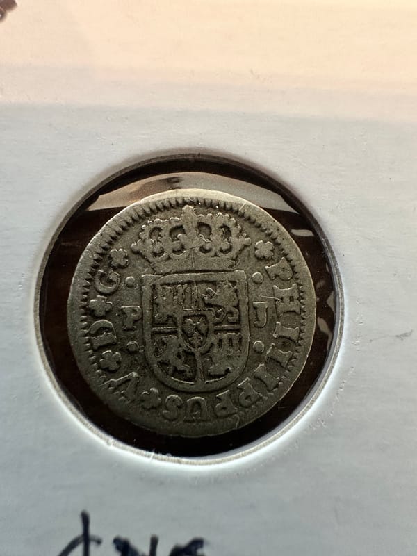 1738 Spain 1/2 Real .833 Silver - Image 3