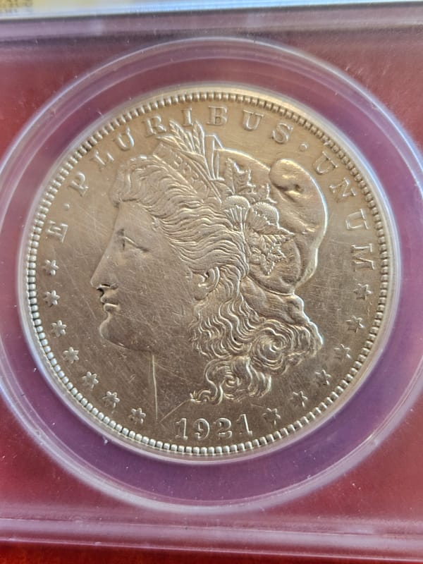 1921-S Morgan S$ ANACS AU-55 DETAILS VAM 1BL - Image 2