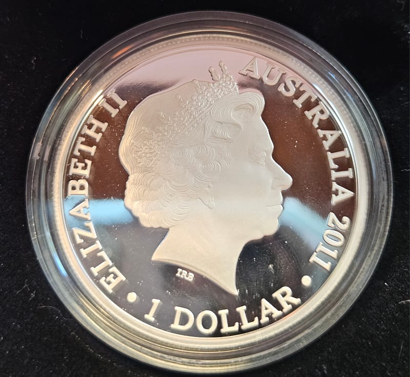 2011 Kangaroo at Sunset $1 Proof Coin F15 Privy - Image 2