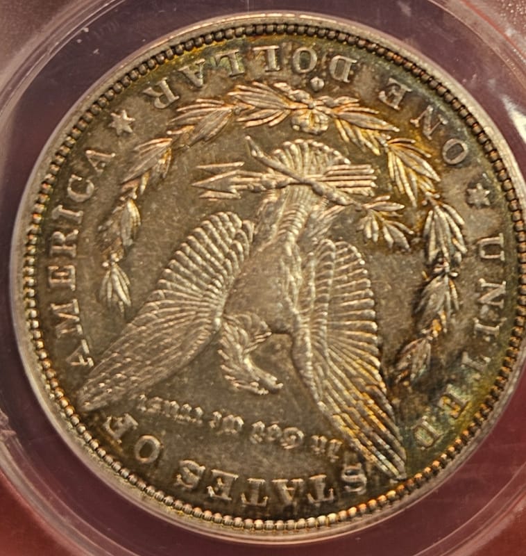 1880-O $ ANACS AU-50 DETAILS CLEANED - Image 4