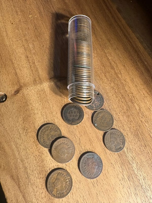 50 Indian head cents - Image 3