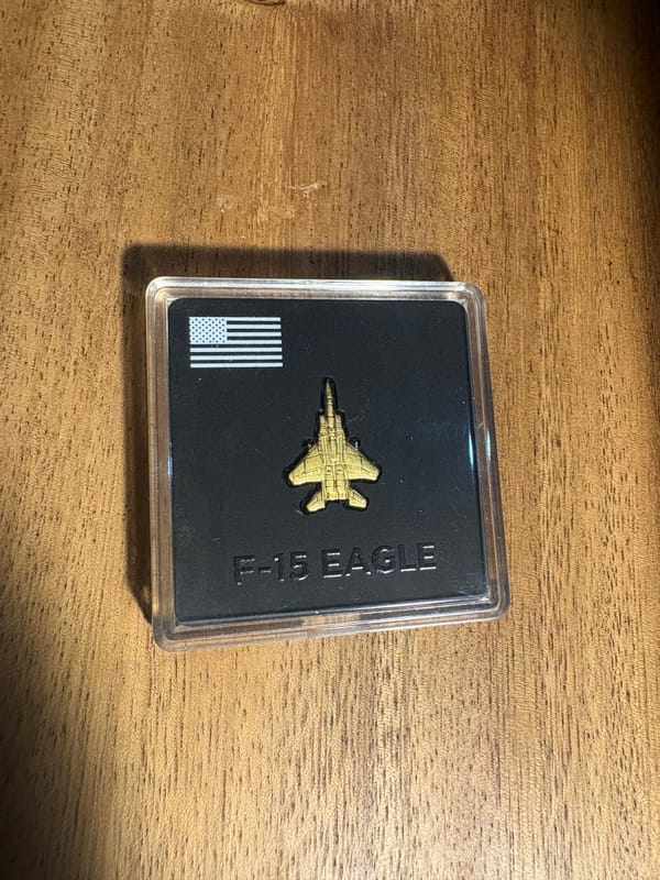 F-15 1/20 gram gold 999 - Image 4