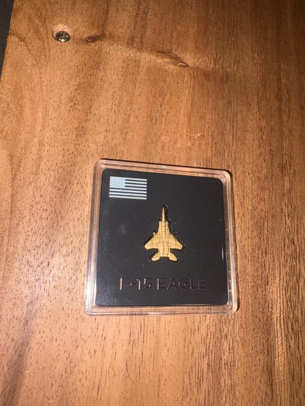 F-15 1/20 gram gold 999 - Image 3
