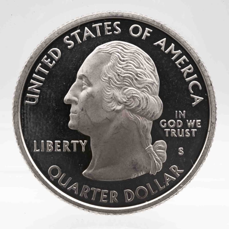 2008 Oklahoma Proof Silver Quarter 90% - Image 2