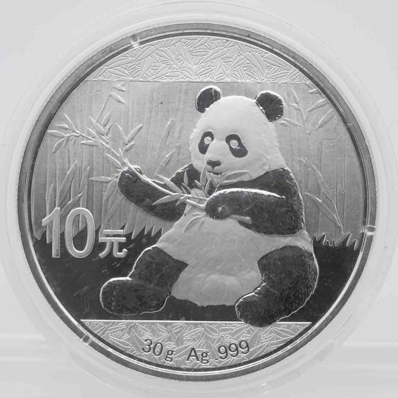 2017 Chinese Panda 30g Silver Coin - Image 1