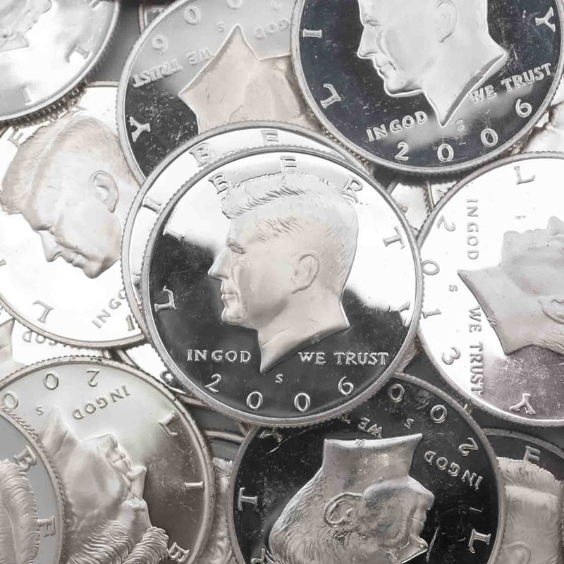 Random Year Kennedy 90% Silver Proof Half Dollar - Image 1