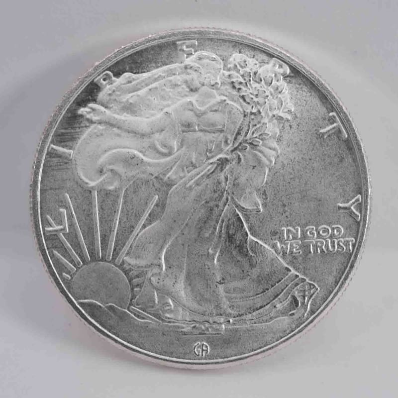 Walking Liberty 1/10oz .999 Silver Round - Image 1