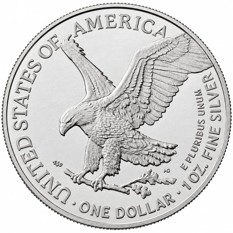 Random Year American Silver Eagle 1oz Coin - Image 3
