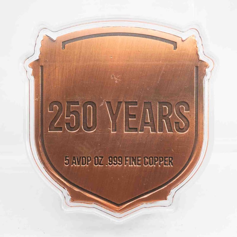 Three Pillars 250 Years Independence 5oz Copper - Image 2