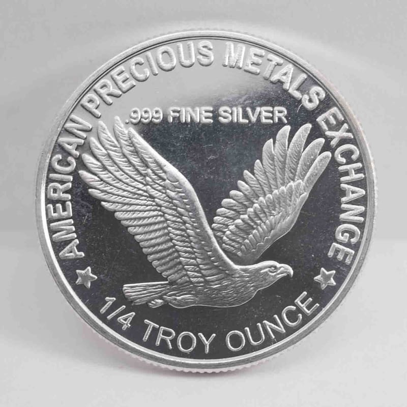 APMEX Standing Liberty 1/4oz Silver Round - Image 2