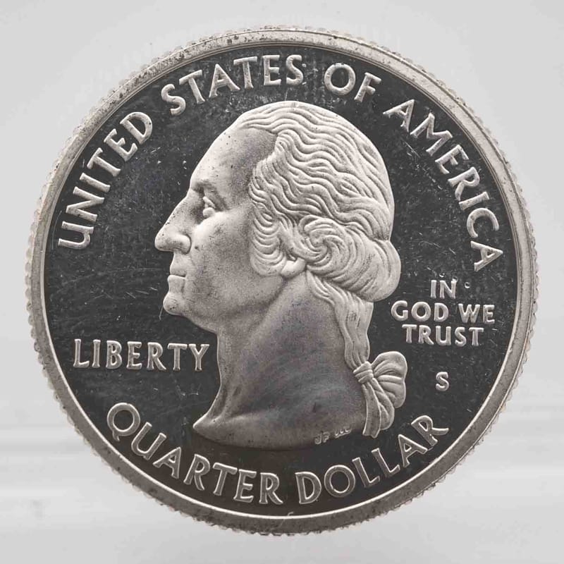 2003 Missouri Proof Silver Quarter 90% - Image 2