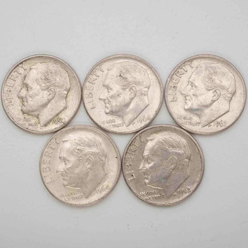 Random 90% Silver Roosevelt Dime - Choose Quantity - Image 2