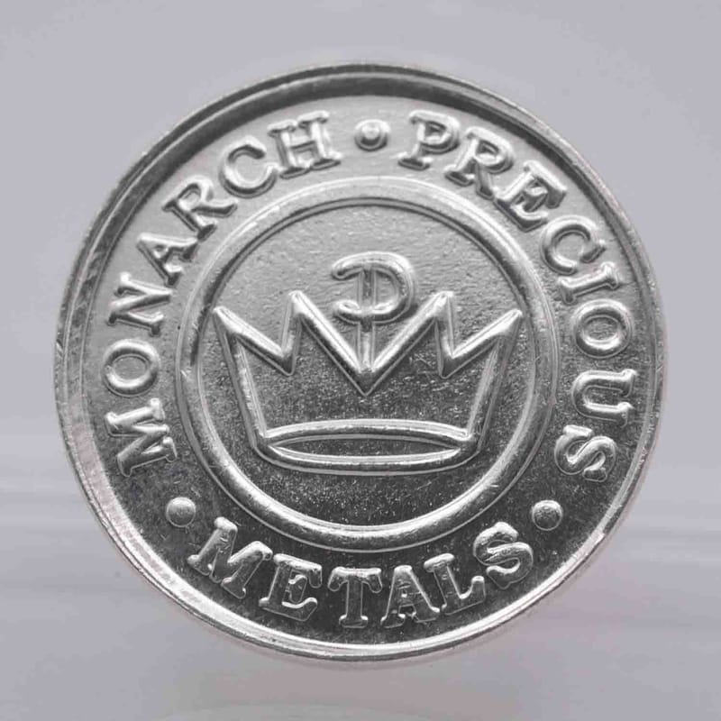 Monarch Train 1/10oz .999 Silver Round - Image 2