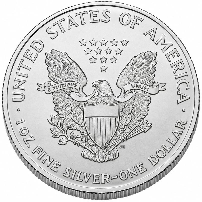 Random Year American Silver Eagle 1oz Coin - Image 2