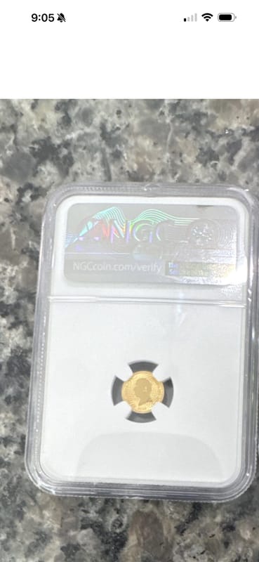 2026 NGC MS70 1 Gram Gold (G$5) Coin Cook Islands - Image 2
