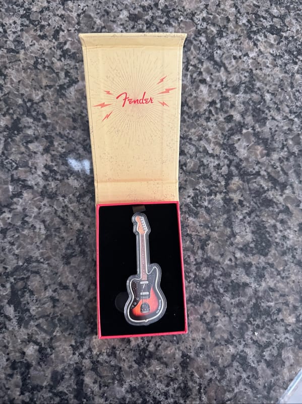 1oz .999 Fine Silver Pamp Fender Jaguar Guitar - Image 1
