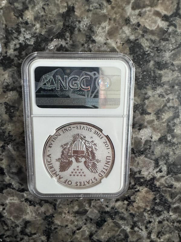 2019 Enhanced Rev PF70 Early Releases Silver Eagle - Image 2