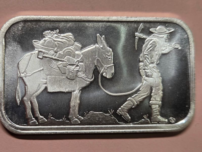 SilverTowne 1 oz Silver Bar BU 999 - Image 1
