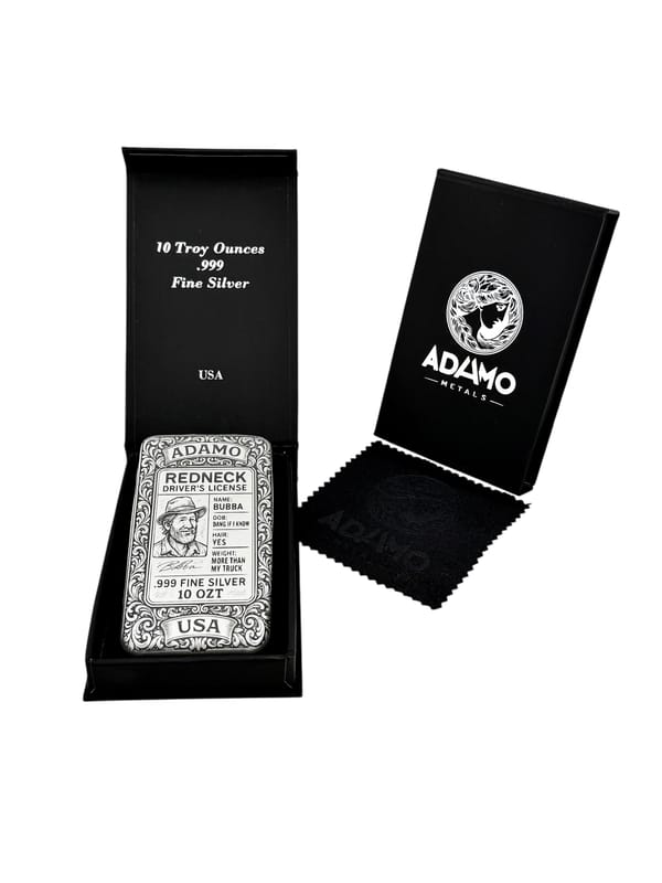 10 oz Silver Art Bar 999 - Redneck DL - Limited Ed - Image 3
