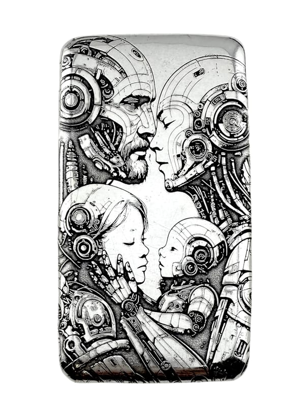 10 ozt 999 Fine Silver Art Bar- Modern Family -  - Image 1