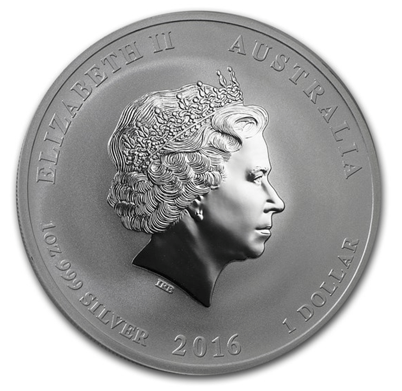 2016 1 oz Perth Silver Lunar Monkey in Cap (S 2) - Image 3