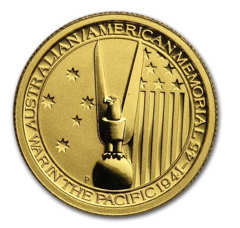 2013 1/10 oz Gold Australian-American Memorial - Image 1
