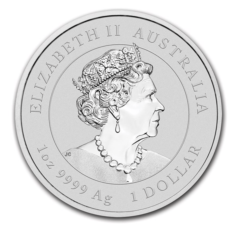 2021 1 oz Perth Silver Lunar Ox in Capsule (S 3) - Image 3