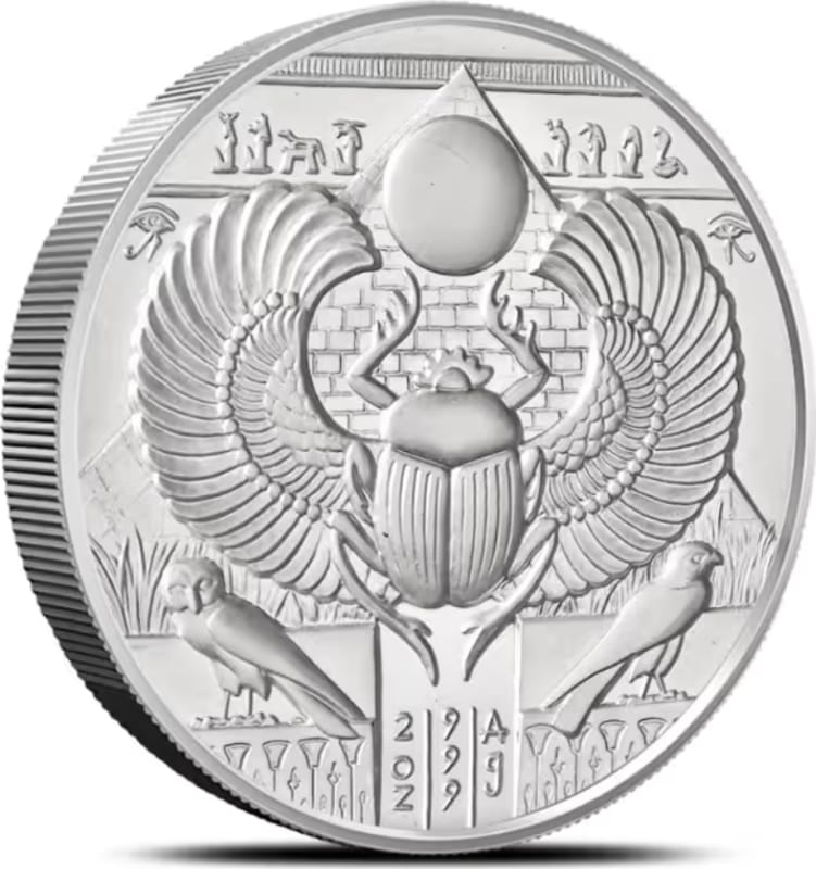 2 oz Ultra High Relief Egyptian God RA - Image 2