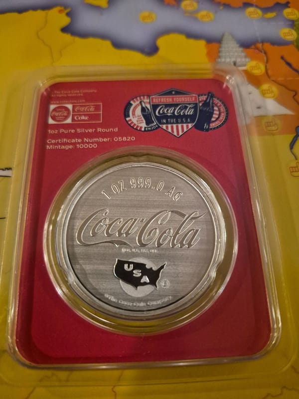 One Ounce Coke Silver - Image 2