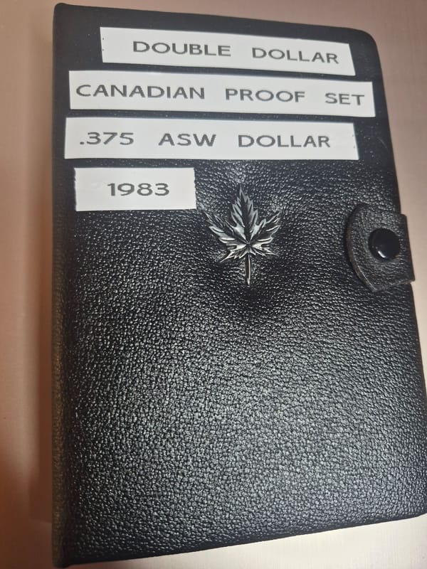 1983 double dollar Canadian Proof mint set - Image 1