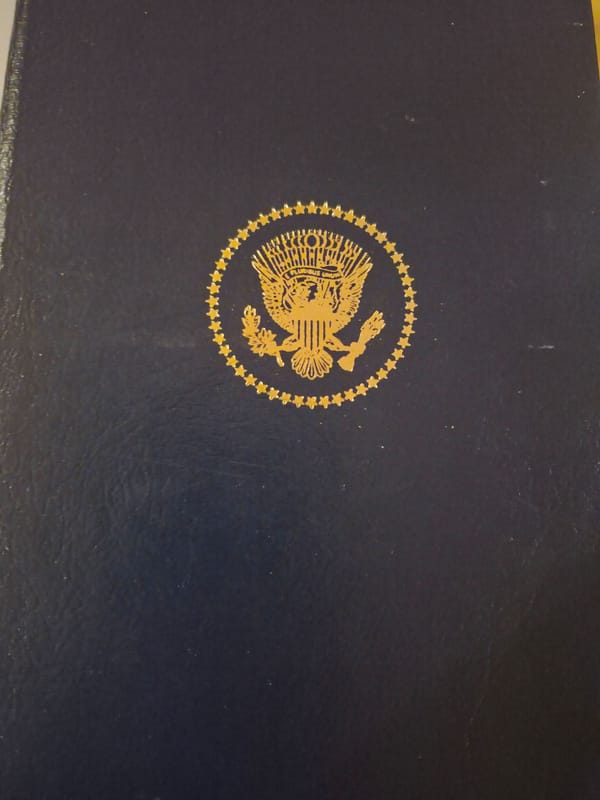 Jimmy Carter Silver Inaugural Medal & Postal Cover - Image 1