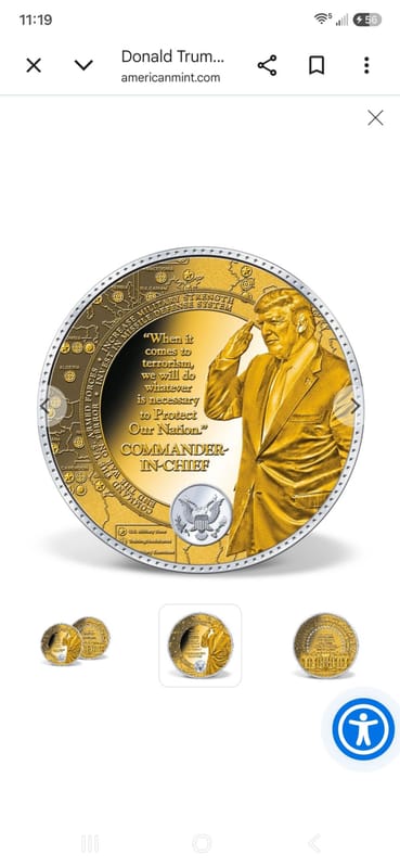 Commander in Chief Donald Trump commemorative - Image 1