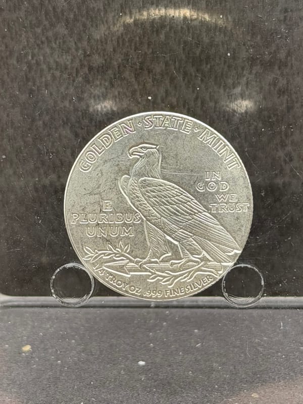 GSM Indian Head / Buffalo 1/4oz Silver - Image 2