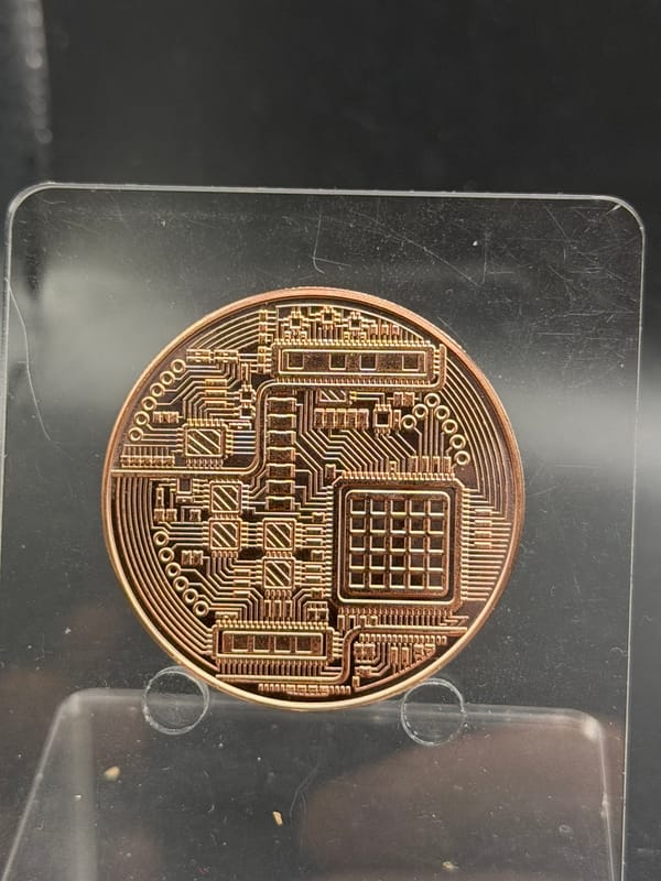 2 x Bitcoin Copper 1 oz Round - Image 2