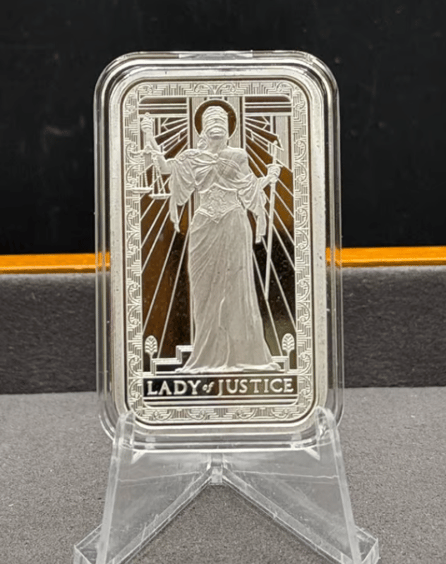Pamp Lady of Justice 1oz in Capsule - Image 1