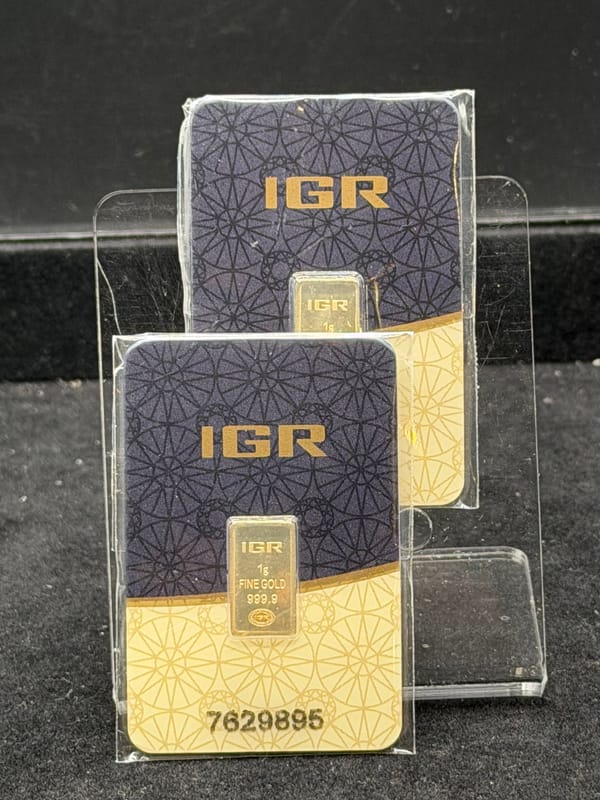 Gold 1g IGR Gold Bar in Assay - Image 2