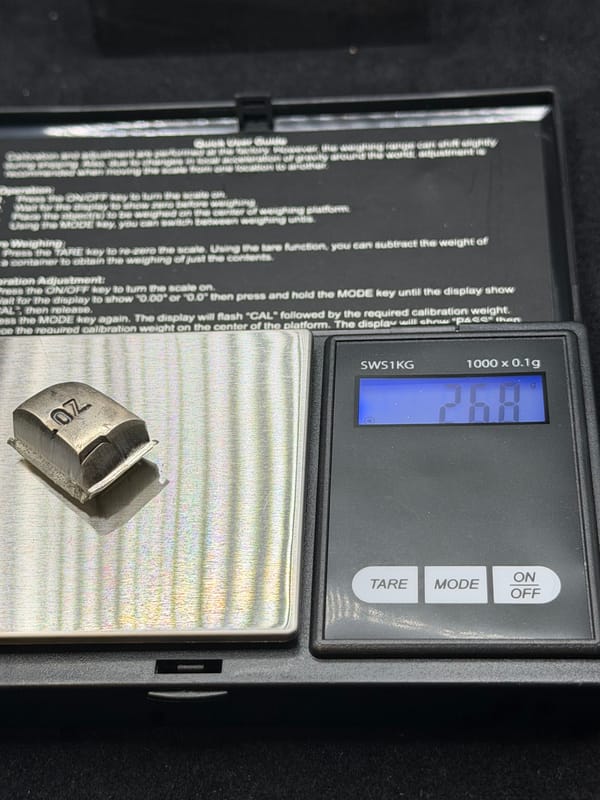 Engelhard Cut portion of P Loaf 26.8g - Image 2