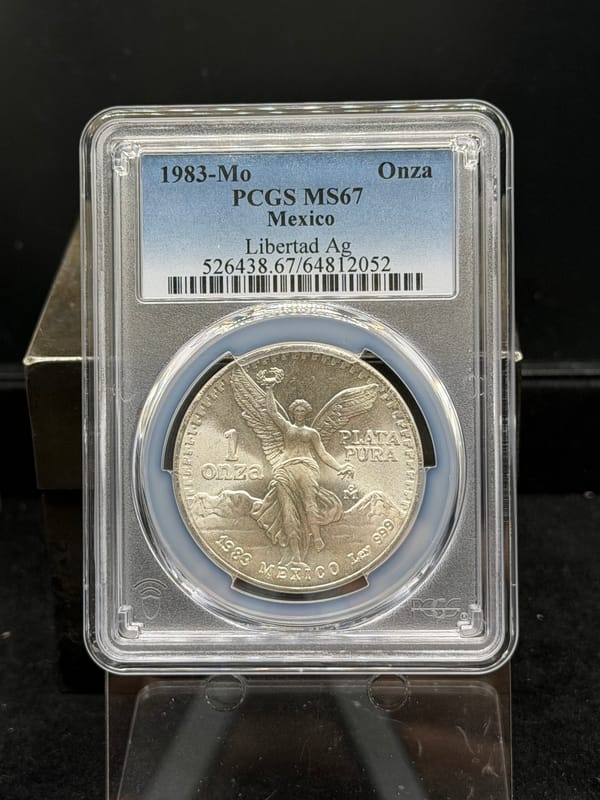 1983 Libertad 1oz PCGS MS67 - Image 1