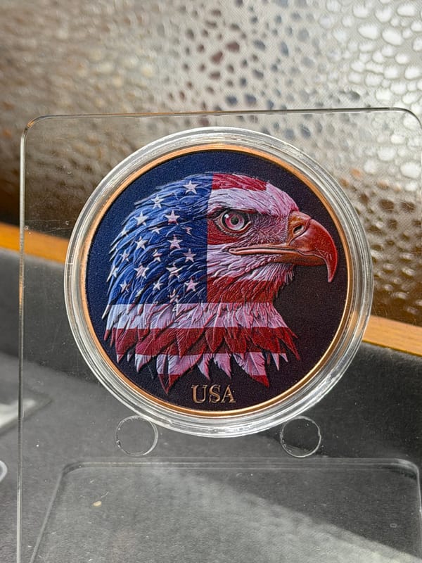 Freedom Eagle 1 oz Colorized Copper - Image 1