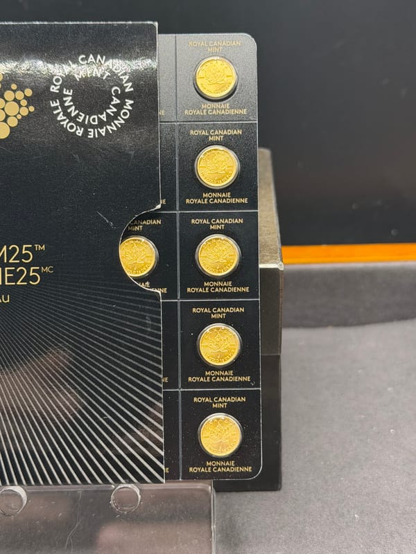 2018 Gold Maplegram 1g from breakaway - Image 3