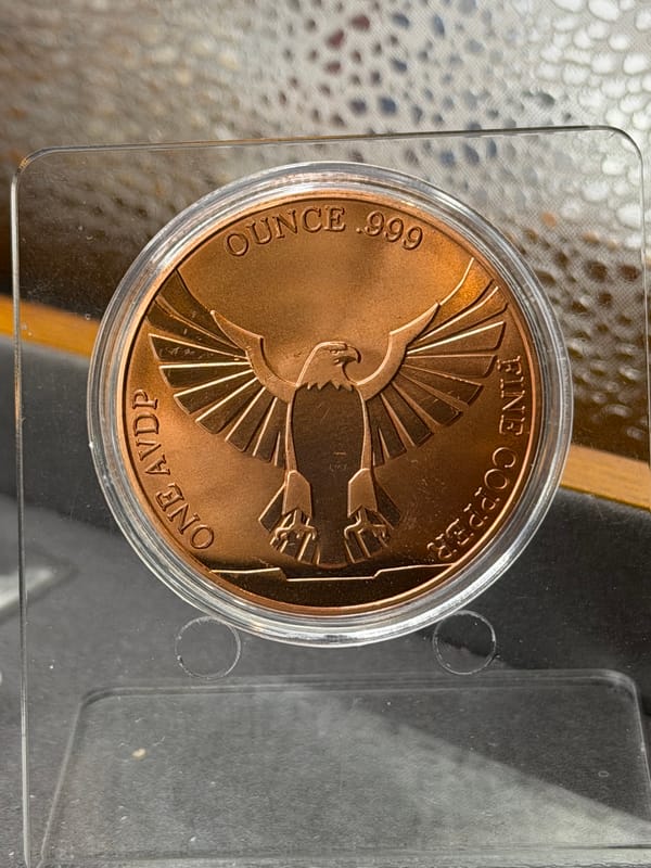Freedom Eagle 1 oz Colorized Copper - Image 2