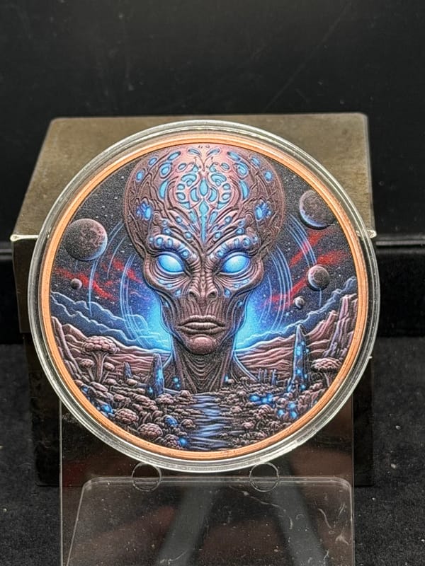 STARBORN WATCHER 5 Oz Copper Coin 1$ Liberia 2026 - Image 1