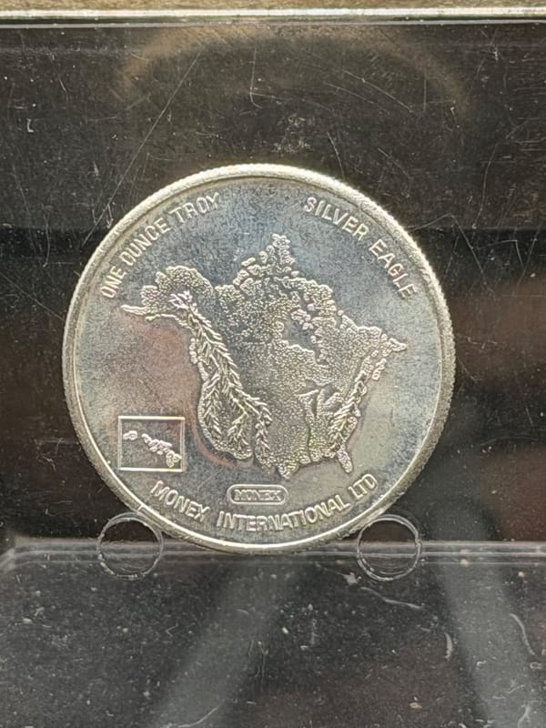 NEAR SPOT Silver 1oz 999 Monex 1982 Round - Image 1