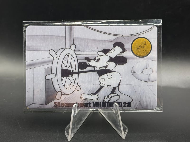Steamboat Willie 1/2000 oz. Gold Round .999 Fine - Image 1