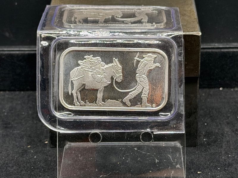 SilverTowne Prospector Silver 1 oz .999 Bar - Image 1