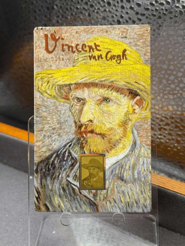 Gold: Vincent Van Gogh Self Portrait 1/1000th Gold AUC - Image 1